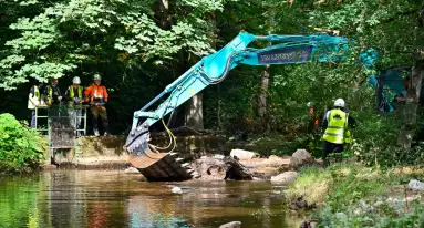 Acorn bank weir removal cumbria